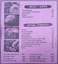 Kerala Restaurant menu 3