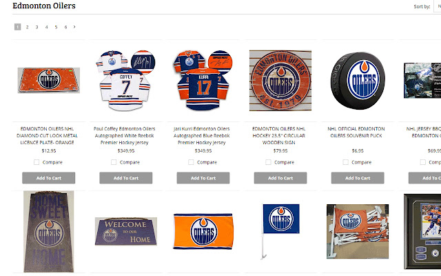 Edmonton Oilers Store chrome extension