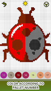 Insects Color by Number: Pixel Art Coloring Book(圖3)-速報App