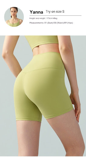 Title 10, Womens Lycra Yoga Tight Shorts Summer High Ela...
