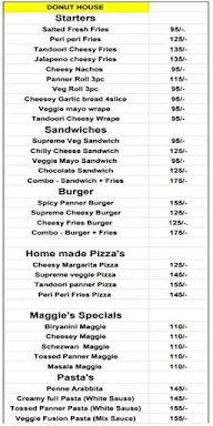 Donut House menu 2