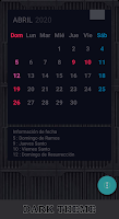 Calendario Festivos Colombia Screenshot