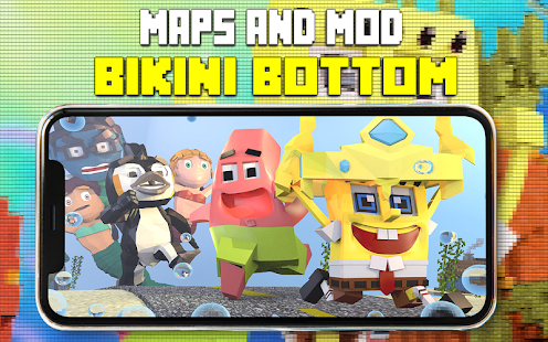 Bikini Bottom - Sponge Maps For Minicraft PE 1.0 APK + Mod (Unlimited money) إلى عن على ذكري المظهر