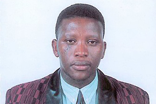 A picture of former teacher Norman Afzal Simons when he applied to become a police reservist while boys were going missing in the Cape Flats. File photo.