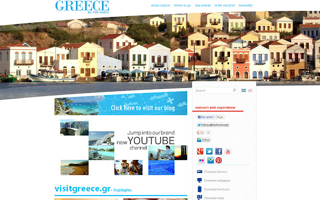 Visit Greece chrome extension