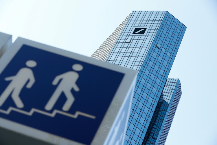 The headquarters of Germany's Deutsche Bank in Frankfurt, Germany. Picture: REUTERS/RALPH ORLOWSKI