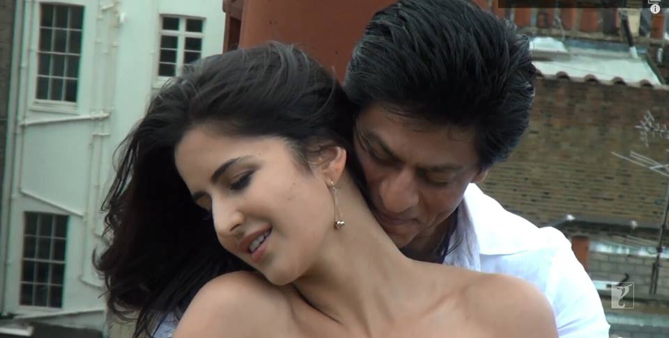 Shahrukh Khan romancing Katrina Kaif