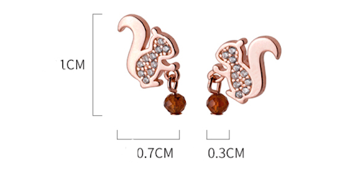 Title 1, Little squirrel earrings add charm to your styl...