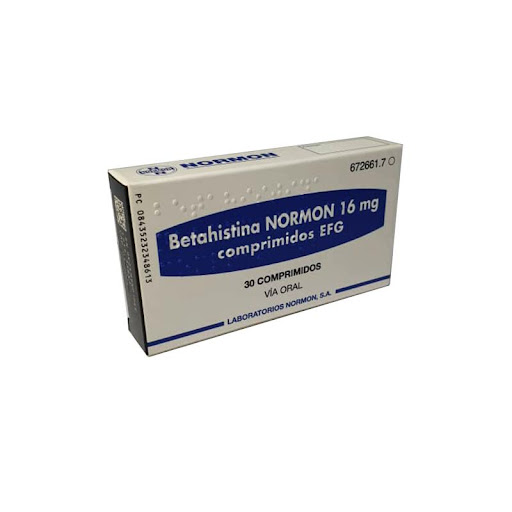 Betahistina Normon 16 mg Lab. Normon Caja x 30 Comprimidos  