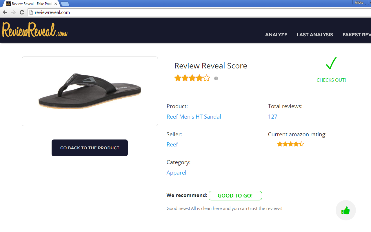 Review Reveal - Identify Fake Amazon Reviews Preview image 3