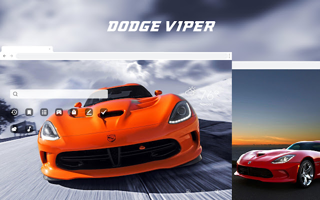 Dodge Viper HD Wallpapers New Tab Theme