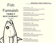 Fish Farmaish Family Restaurant menu 1