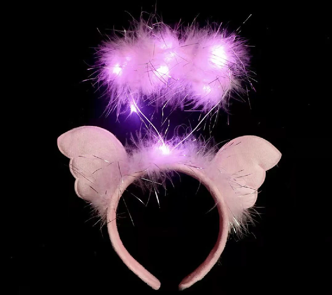 Title 1, Kerstmis Engel Hoofdband met Lichtjes Verlicht ...