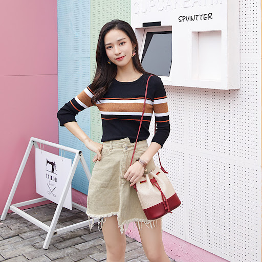 Title 5, Chaolingge Fashion Bucket Bag Versatile Crossbo...