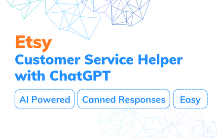 Etsy Customer Service Helper with ChatGPT small promo image