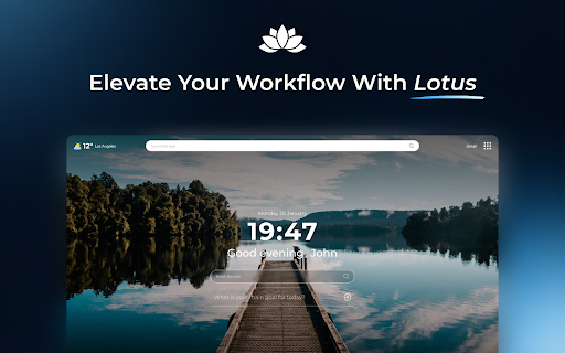 Lotus - a Personalized Productivity Workspace