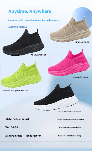 Title 3, Womens Fashion Casual Breathable Soft Sole Sne...