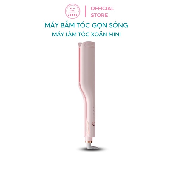 Máy Bấm Tóc Gợn Sóng Máy Làm Tóc Xoăn Máy Duỗi Tóc Mini Máy Dập Xù Hàng Uốn Bấm Duỗi 2 In 1 Bh 12 Tháng Deti