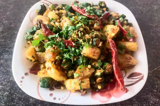 Aloo Bhindi Dry