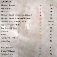 Aaharaa menu 5