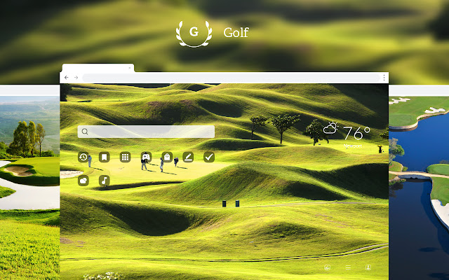 Golf HD Wallpapers New Tab Theme