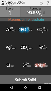 Serious Solids Chemistry Game Screenshots 0
