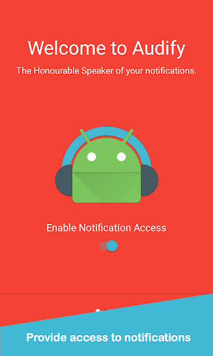 Audify Notification Reader