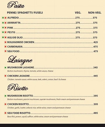 Cafe Roameo menu 