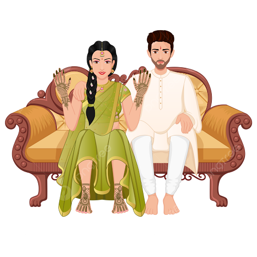 Bridal mehandi & groom mehandi