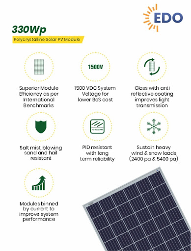 Polycrystallin solar module product image