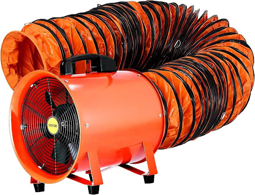 Portable ventilation fan with Flexible duct product image