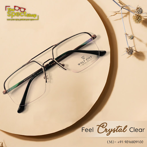 Feel CRYSTAL Clear with this Stylish Half-Rim Frame