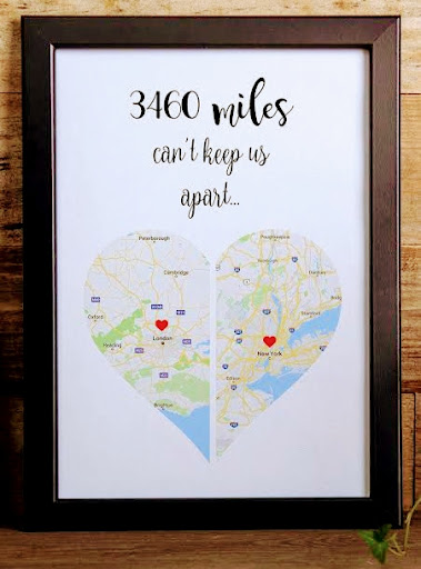 LONG DISTANCE RELATIONSHIP PHOTO FRAME