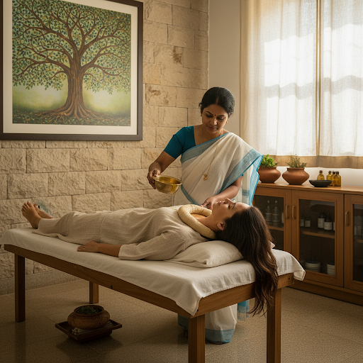 Greeva Vasti for Neck Pain Alakapuri