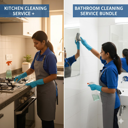 Kitchen Cleaning Service + Bathroom Cleaning Service Bundl