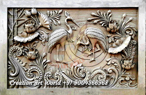 CEMENT BASED 3D WALL MURAL