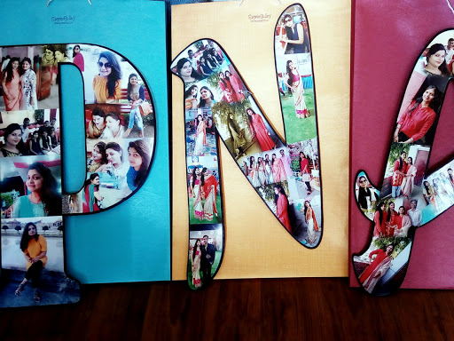 Single letter collage