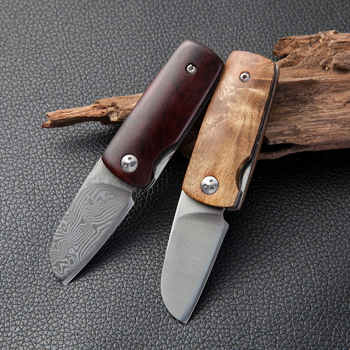 Title 2, Mini Portable Outdoor Folding Knife, High Hardn...