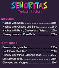 Senorita's Mexican Kitchen By Little Italy menu 2