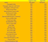 Cake Delivery 24X7 menu 1