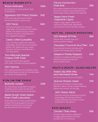 Gadda Da Vida menu 7