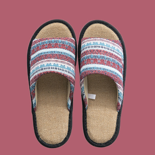 Title 3, Hemp Slippers Women & Couples Floor Non Slip In...