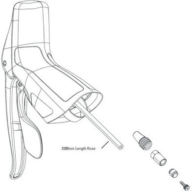 SRAM Red 22 Hydraulic Road Right Rear DoubleTap Lever 