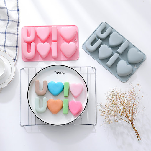 Title 1, Valentines Day Love Letter Heart-shaped Silico...