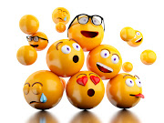 3d Emojis icons with facial expressions. File photo.