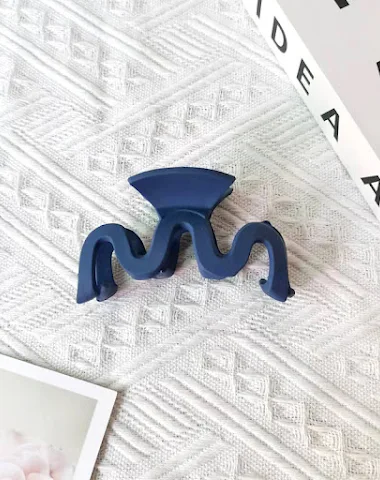 Matte, golvende haarclip voor een s - 2