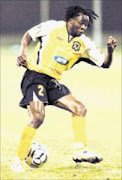 UNLEASHED: Black Leopards' playmaker Fischer Kondowe. Pic. Tertius Richard. 25/08/2007. © Gallo Images