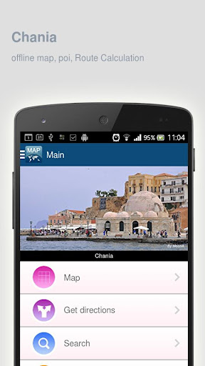 Chania Map offline