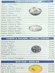 Sai Gandharva Pure Veg menu 1