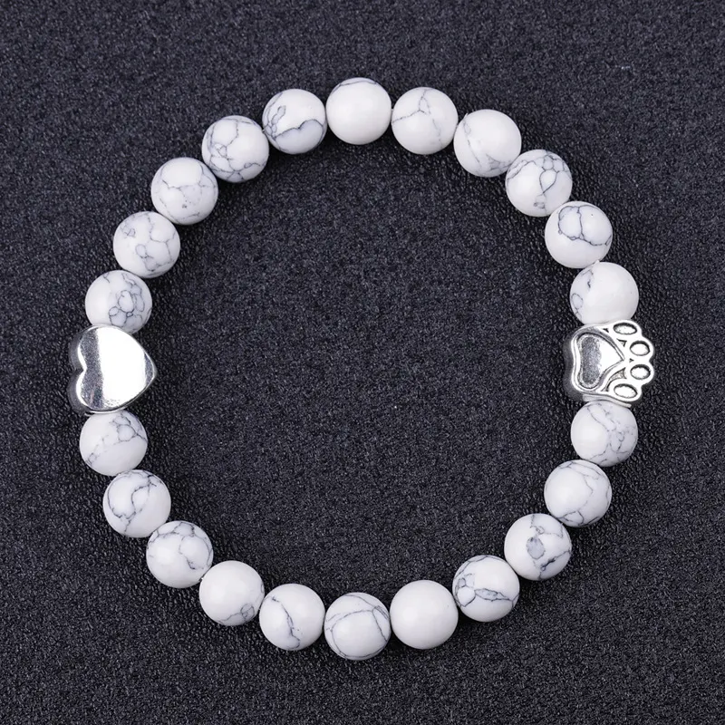 Tijgeroog & Indiase Onyx Hondenpoot Armband